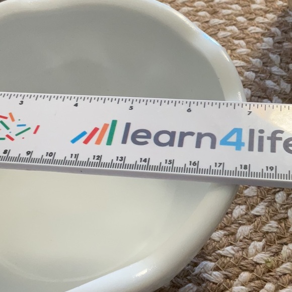 VINTAGE KEMPLE MILK GLASS BOWL HOBSTAR FINECUT SCALLOPED RIM 7” - Picture 6 of 7